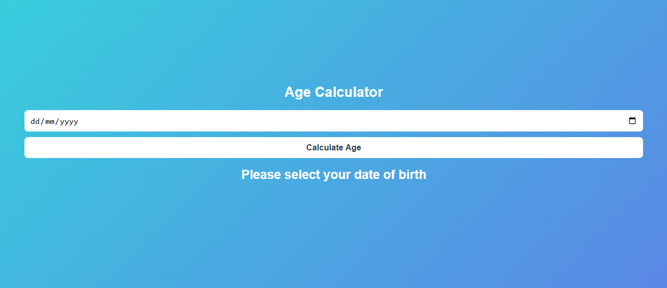 Age Calculator